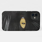 Étui iPhone 5 chat noir (Dos (Horizontal))