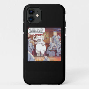 Étui iPhone 5 éléphant blanc drôle