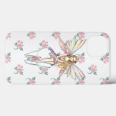 Étui iPhone 5 Fée des dents mignonne et fleurs pou (Verso (horizontal))