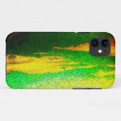 Étui iPhone 5 Rivière Vert Citron (Dos (Horizontal))