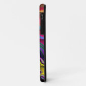 Étui iPhone 5 Tissu Psychédélique (Dos/Gauche)