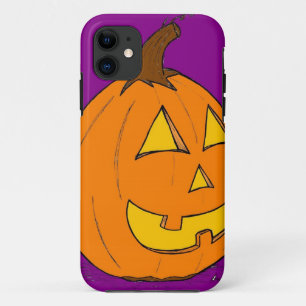 Étui iPhone 5 Violet Jack o' Lantern ID