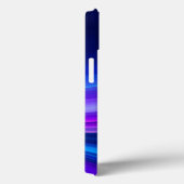 Étui iPhone à dégradé de bleu et violet en forme d (Verso / Droite)