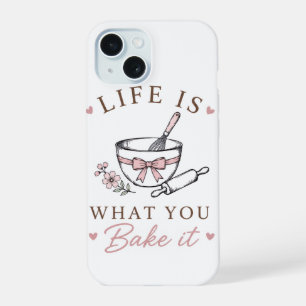 Étui iPhone à l'esthétique de pâtisserie mignonne