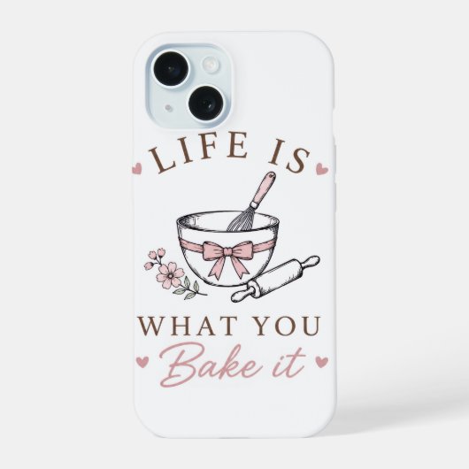 Étui iPhone à l'esthétique de pâtisserie mignonne (Verso)