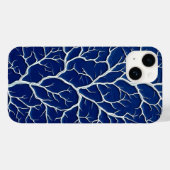Étui iPhone à motif de branche indigo Style (Verso (horizontal))
