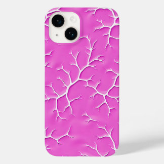 Étui iPhone à motif de branche rose