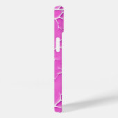 Étui iPhone à motif de branche rose (Verso / Droite)