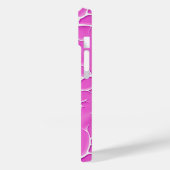 Étui iPhone à motif de branche rose (Verso / Gauche)