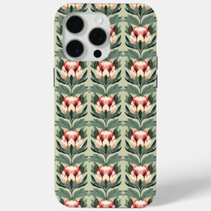 Étui iPhone à motif de fleur de Protéa aux tons de