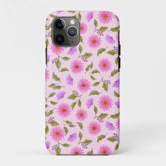 Étui iPhone à motif floral rose de la collection L