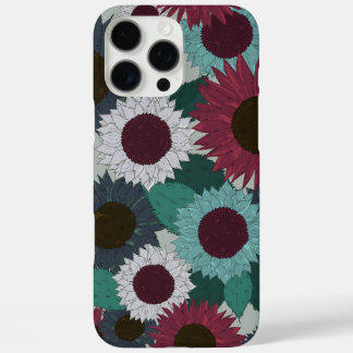 Étui iPhone à motif tournesol tons chauds