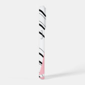 Étui iPhone à motif zigzag rose (Côté droit)