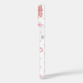 Étui iPhone à nœud rose (Verso / Gauche)