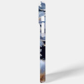 Étui iPhone à paillettes Glam Rose Gold élégant mo (Verso / Gauche)