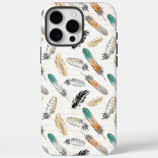 Étui iPhone à plumes amérindiennes (Verso)