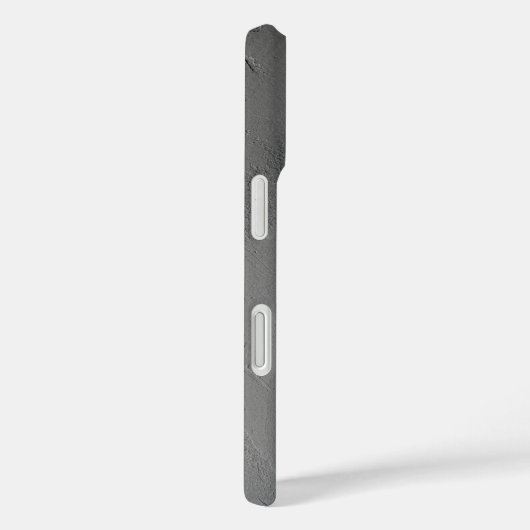 Étui iPhone à texture abstraite avec nom moderne (Verso / Droite)