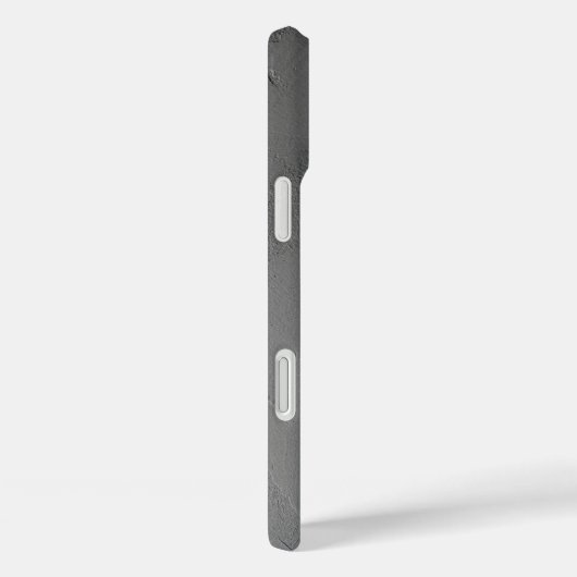 Étui iPhone à texture abstraite avec nom moderne (Verso / Droite)