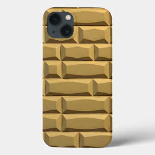 Étui iPhone à texture de brique kaki Look stylé