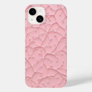 Étui iPhone à texture organique rose Look féminin