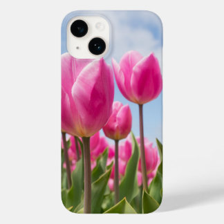 Étui iPhone à Tulipes Roses – Esthétique Florale d