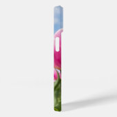 Étui iPhone à Tulipes Roses – Esthétique Florale d (Verso / Droite)