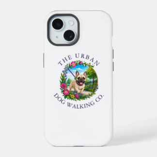 Étui iPhone Accessoire Promeneur de Chien Bouledog