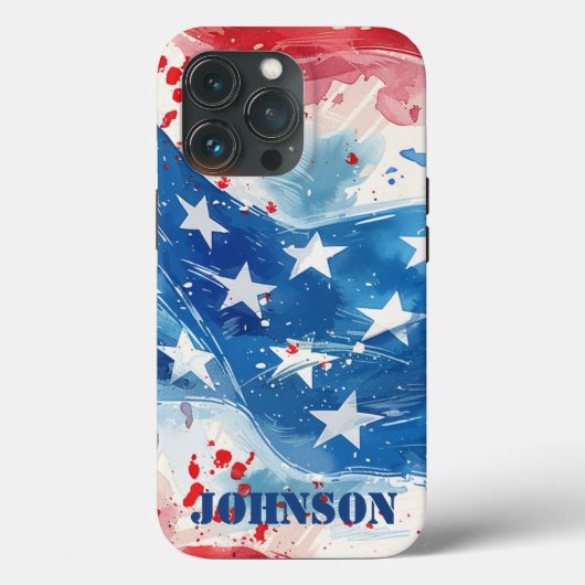 Étui iPhone Amérique Militaire Patriotique USA (Verso)
