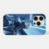 Étui iPhone anime cyberpunk Kira Yashiro (Verso Horizontal)