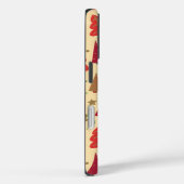 Étui iPhone arbre de Noël festif (Verso / Droite)