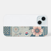 Étui iPhone Art Floral Coréen (Verso Horizontal)