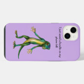 Étui iPhone Art Lizard Drôle iPhone 14 Plus (Verso Horizontal)