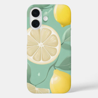 Étui iPhone au citron pastel