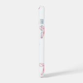 Étui iPhone avec nœud rose (Côté gauche)
