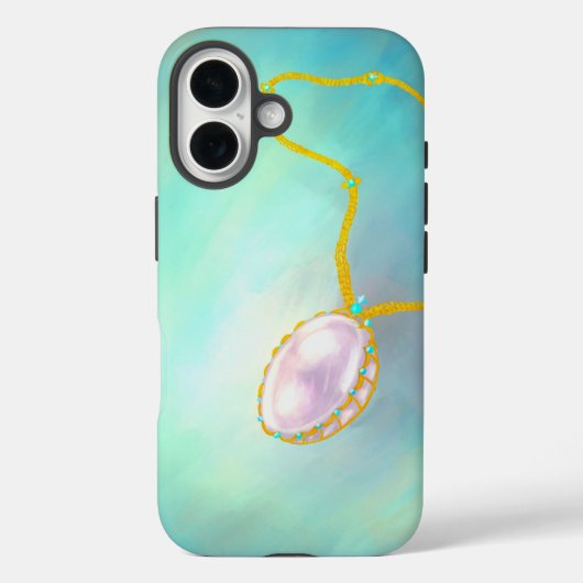Étui iPhone avec perle du Christ -- Tailles multip (Verso)