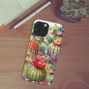 Coque Pour iPhone 14 Beau Cactus Flower