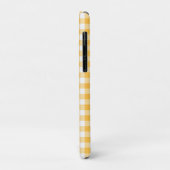 Étui iPhone Bee Gingham Jaune Pun Golf (Dos/Gauche)