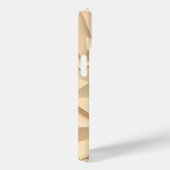 Étui iPhone Beige Design Minimaliste 3D (Verso / Droite)
