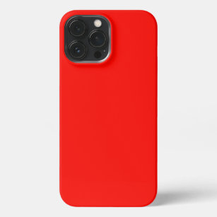 Etui iPhone 13 Pro Max Bonbons Pomme rouge couleur solide