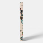 Étui iPhone Café Livresque – Esthétique de Lecteur (Verso / Gauche)