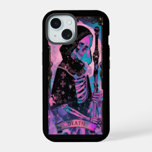 Étui iPhone Carte de Tarot de la Mort Vibes Sorciè
