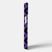 Étui iPhone Case-Mate à motif diamant violet et no (Verso / Droite)
