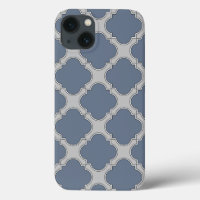 Étui iPhone Case-Mate à quatre feuilles bleu-gris
