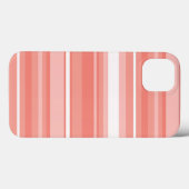 Étui iPhone Case-Mate à rayures corail (Verso (horizontal))