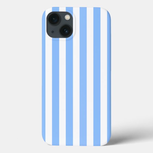 Étui iPhone Case-Mate à rayures de bonbons bleues  (Verso)