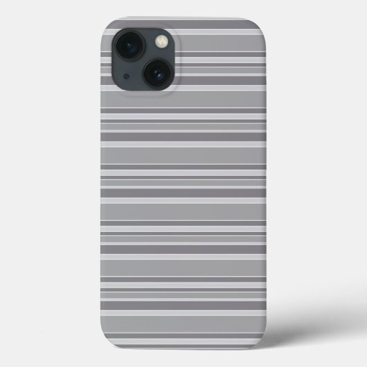 Étui iPhone Case-Mate à rayures grises (Verso)