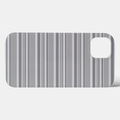 Étui iPhone Case-Mate à rayures grises (Verso (horizontal))