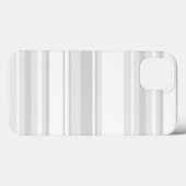 Étui iPhone Case-Mate à rayures grises claires (Verso (horizontal))
