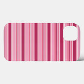 Étui iPhone Case-Mate à rayures roses (Verso (horizontal))