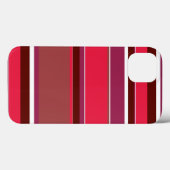 Étui iPhone Case-Mate à rayures rouges (Verso (horizontal))